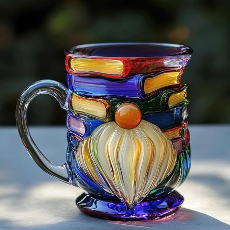 Artisan Dwarf Mug for 3D Book Lovers